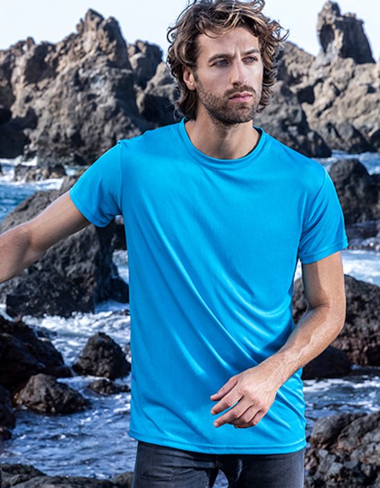 Chemise de sport pour hommes 'Performance T' à manches courtes Green Gecko - 4XL