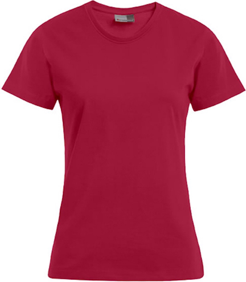 Promodoro Women´s Premium-T E3005 - Cherry Berry - M