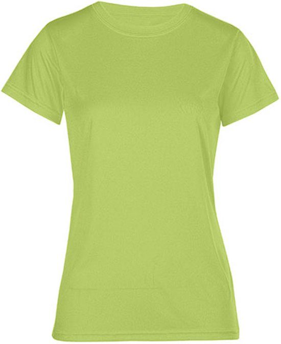 Foto: Damessportshirt performance t met korte mouwen green gecko xxl