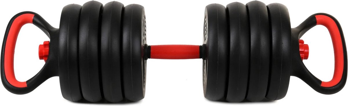 Halterset - dumbbell set - 40 kg - met kettlebell thumbnail 8