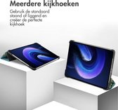 iMoshion Tablet Hoes Geschikt voor Xiaomi Pad 6 Pro / Pad 6 - iMoshion Design Trifold Bookcase - Meerkleurig /Green Plant