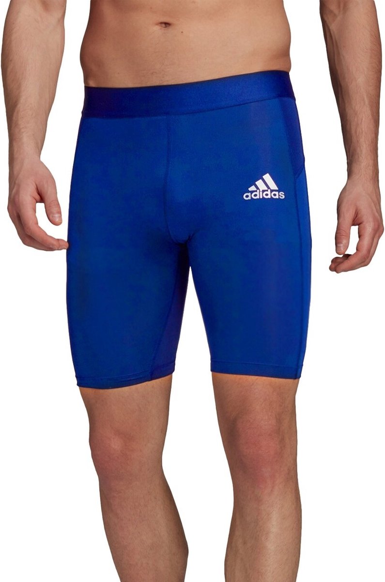 adidas Techfit Thermo Short Tights Compressieshorts Blauw