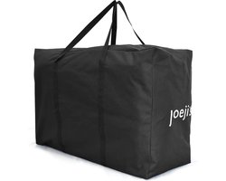 Joejis Zeer grote opbergtas voor kleding, 85 l, grote opbergtas met handgrepen, reistas, grote afmetingen, opbergtas voor kleding, dekbedden of accessoires