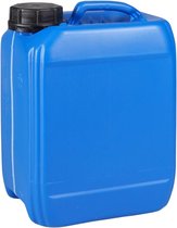 5 liter jerrycan - voor water en gevaarlijke vloeistoffen - blauw