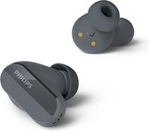 Philips TAT3508 True Wireless Earbuds / In-Ear Noise Cancelling Earphones - Sans fil via Bluetooth et IPX4 résistant à la sueur et à l'eau, Zwart