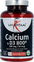 Lucovitaal Calcium 500mg + D3 20mcg -kauw