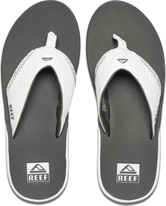 Reef Fanning slippers heren wit