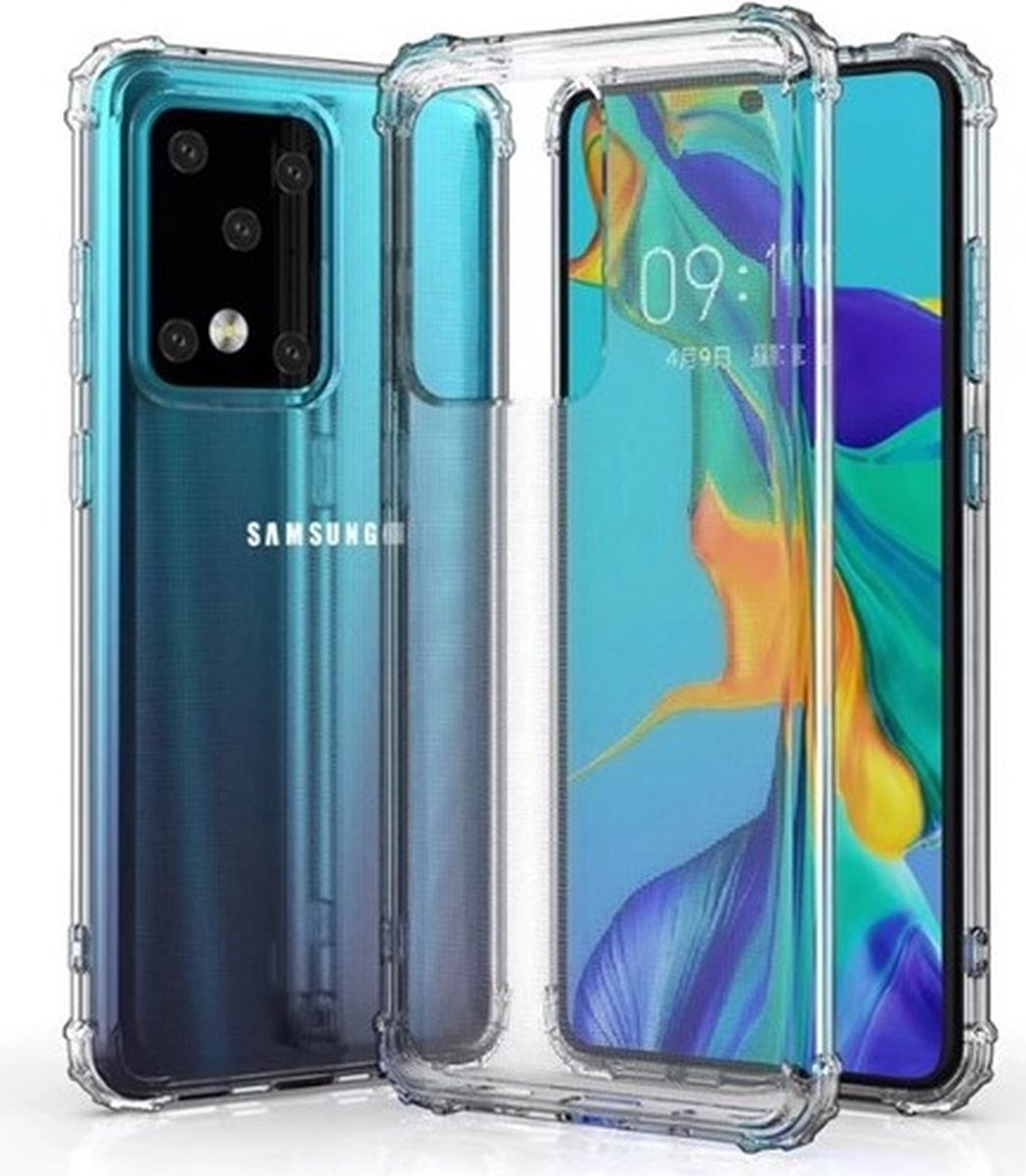 Cityhoesje– Anti Shock backcover geschikt voor Samsung A13 5G – Transparant