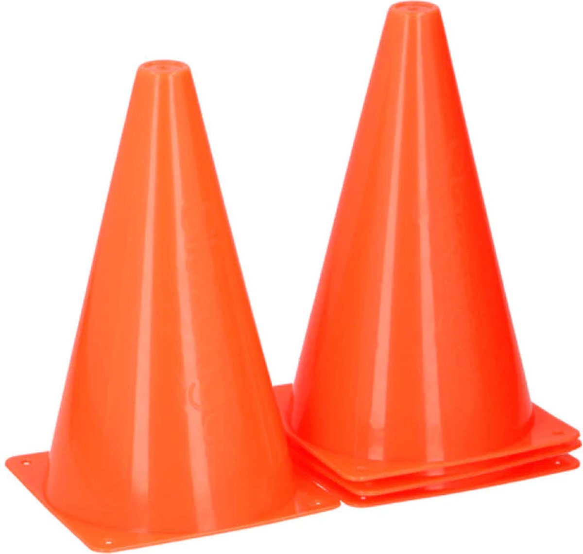 Relaxdays pionnen set van 24, voetbal, hondentraining, markeringskegel 31 cm, reflecterende verkeersregel, pylon, oranje Relaxdays pionnen set van 24, voetbal, hondentraining, markeringskegel 31 cm, reflecterende verkeersregel, pylon, oranje