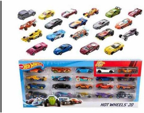 Hot Wheels Hw Coffret De 20 Vehicules