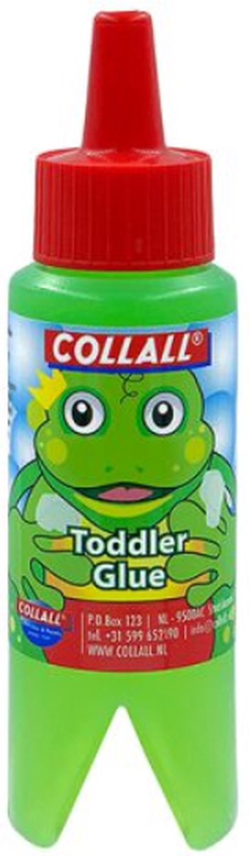 Collall - Dreumeslijm - Waterbasis - Groene lijm - Vanaf 10 maanden - 90 ml