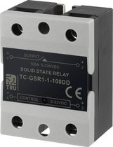 TRU COMPONENTS Halfgeleiderrelais TC-GSR-1-100DD 100 A Schakelspanning (max.): 220 V/DC DC-circuit 1 stuk(s)