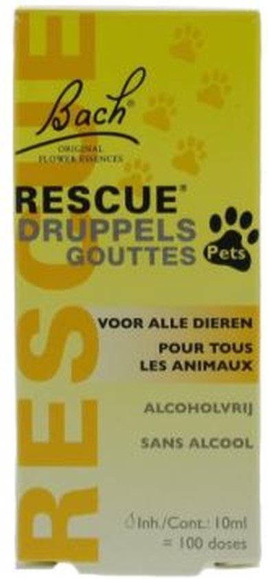 Bach Rescue Remedy Pets Druppels - Dieren Antistressmiddel - 10 ml
