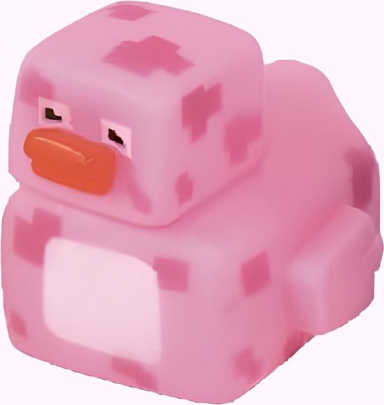 LG-Imports Klein Badeendje Vierdelige Set - Blocky Gaming Minecraft - Vier kleuren - 5cm van LG-Imports — afbeelding 5