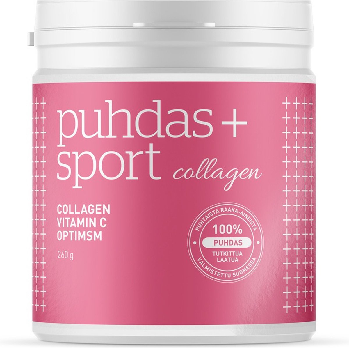 Collageen Poeder, Vitamine C & Opti MSM - Sport Collageen Poeder - gehydrolyseerd runder collageen, methylsulfonylmetaan (MSM), L-ascorbinezuur - Bevat geen lactose, gist of gluten - Bevat geen suiker, zout, soja of zoetstoffen
