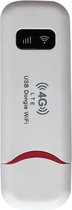 Kebidu UQ170R 4G LTE Routeur Wifi hotspot Dongle - 150Mbps - Wit/ Rouge