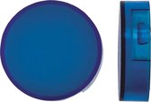 Drukknoplens rond - Geschikt voor MS700 - Blauw - 2 stuks