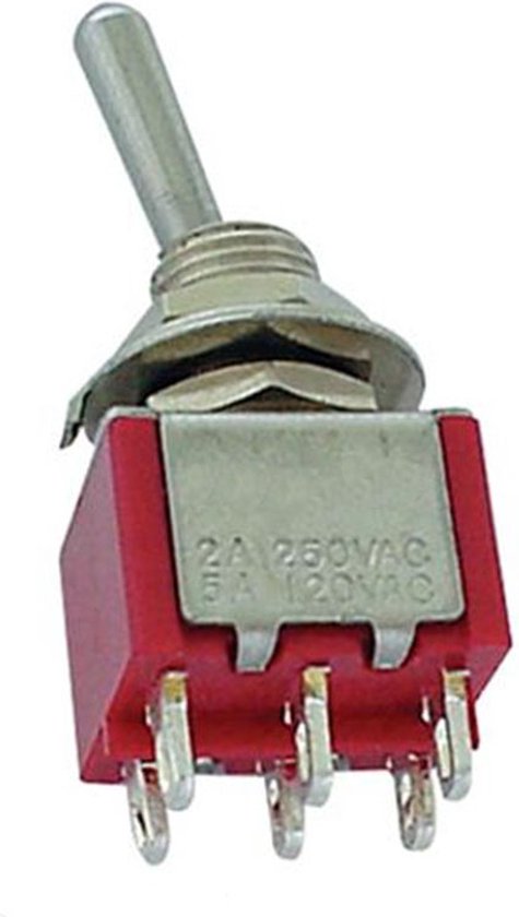 Interrupteur à bascule ON-(ON) - Bipolaire - 2A 250V/5A 120V - Par
