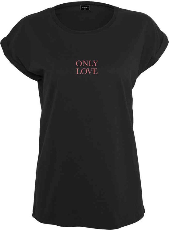 Mister Tee - Only Love Dames T-shirt - 2XL - Zwart