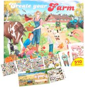 Depesche Boerderij stickerboek dieren create your farm met 510 dierenstickers