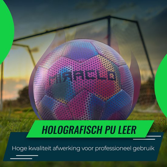 Ballon De Foot Réfléchissant Holographique – Lumineux Flash – Jouet Vintage
