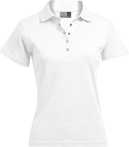 Women´s Interlock Polo met korte mouwen White - XXL