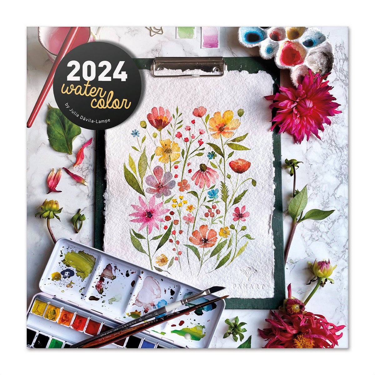 Watercolor Kalender 2024