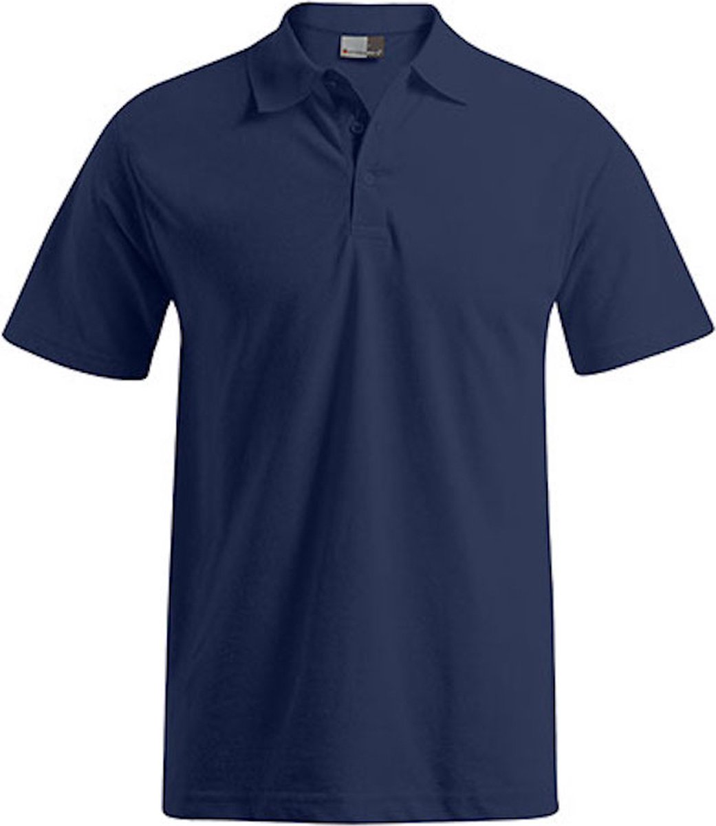 Herenpolo 'Promodoro' met korte mouwen Navy - L