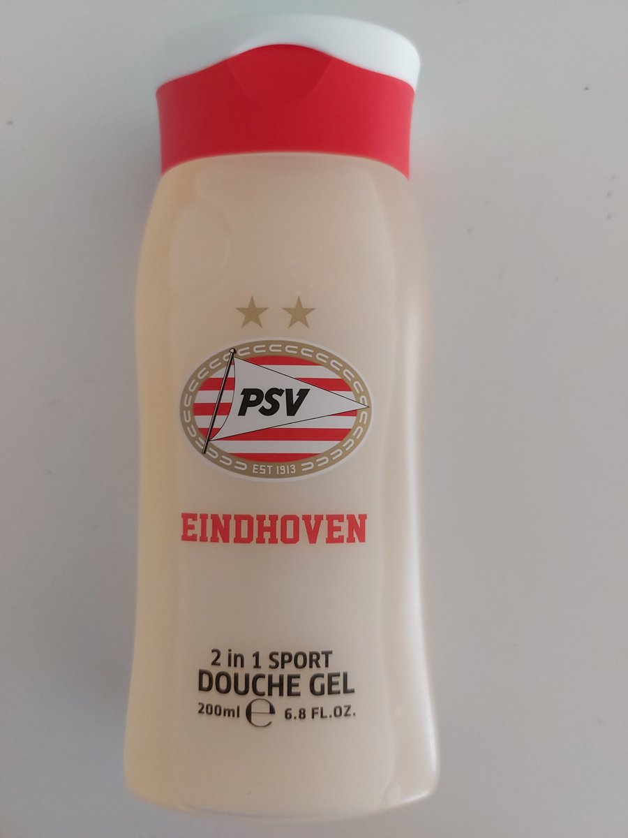 PSV Eindhoven - 2 in 1 Sport Douche Gel - 200 ML- Hair and Body - Tube