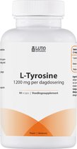 L-tyrosine - 1200 mg per dagdosering - 90 capsules - Vegan - Luto Supplements