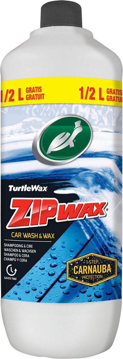 Turtle Wax 52880 Zip Wax Autoshampoo - 1,5 Liter op Prijzenvolger.com