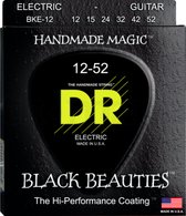 DR BKE-12 - Handmade Coated Strings - Black Beauties - Extra Life - Elektrische gitaarsnaren