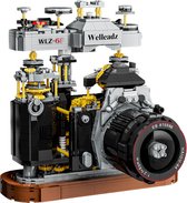 WLZ-6F Single Retro Simulatie Camera Mini-bouwsteen is kleiner als het bekende merk.