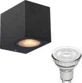 Proventa® Ambiance LED Buitenlamp met warm wit licht - Binnen & Buiten - Zwart