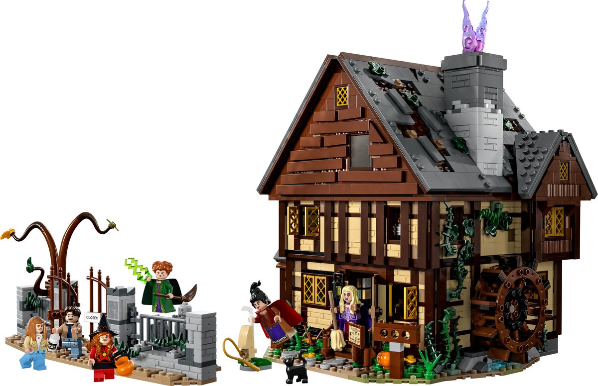 Lego Disney Hocus Pocus: het huisje van de Sanderson-zussen 21341