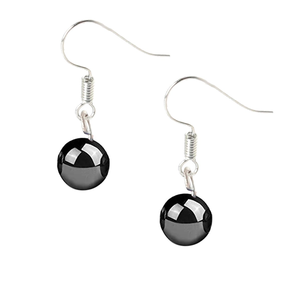 Bixorp Gems Hematiet Oorbellen - Edelsteen Kralen Oorhangers - Cadeau voor Meisjes & Vrouwen