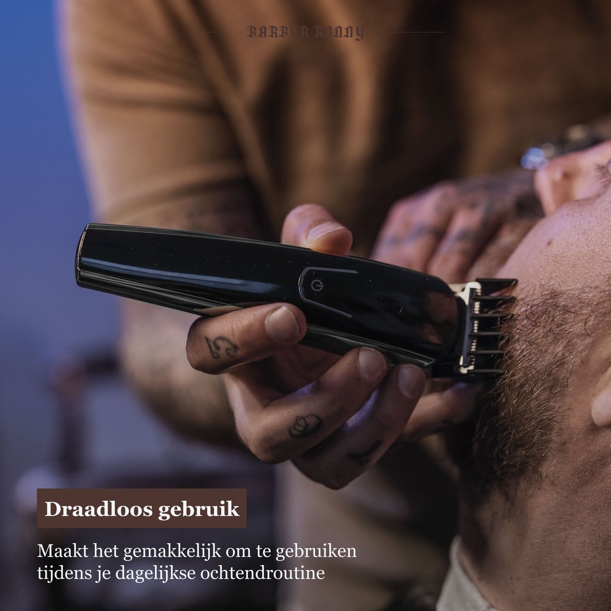 BarberRonny 5 in 1 Baardtrimmer voor Mannen - Trimmer - Bodygroomer - Multigroomer - Zilver thumbnail 3