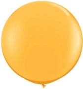 Top Ballon 90 cm doorsnee, Donker Geel, Verjaardag, Themafeest.