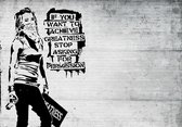 Banksy Graffiti Photo Wallcovering