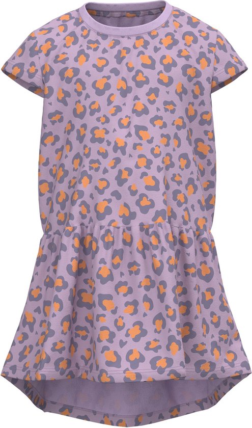 Name it robe filles - violet - léopard - NMFvigga - taille 104