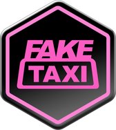 Piaggio Zip Logo Fake Taxi Roze - Piaggio Zip Accessoires - Embleem - Roze