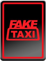 Vespa Logo Fake Taxi Rood - Vespa Sprint / Primavera / LX / S - Accessoires - Embleem - Rood