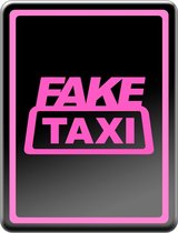 Vespa Logo Fake Taxi Roze - Vespa Sprint / Primavera / LX / S - Accessoires - Embleem - Roze