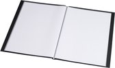 Rillstab Show Folder A4 Original NOIR extérieur transparent avec 30 poches