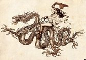Dragon Tattoo Photo Wallcovering