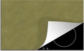 KitchenYeah® Inductie beschermer 81.6x52.7 cm - Leer - Groen - Dierenhuid - Kookplaataccessoires - Afdekplaat voor kookplaat - Inductiebeschermer - Inductiemat - Inductieplaat mat