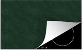 KitchenYeah® Inductie beschermer 81.6x52.7 cm - Leer - Groen - Dierenhuid - Kookplaataccessoires - Afdekplaat voor kookplaat - Inductiebeschermer - Inductiemat - Inductieplaat mat
