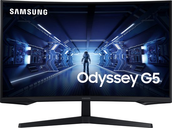 Samsung Odyssey G5 LC27G53TQBUXEN - QHD VA Curved 144Hz Gaming Monitor - 27 Inch