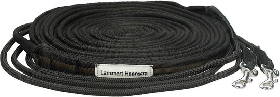 Lammert Haanstra Dubbele Longeerlijn - Zwart/Bruin | bol.com