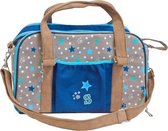 Lief! - Reistas - Beige / Blauw - 37x18x24 cm